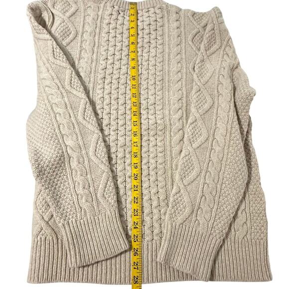 NWTs Polo Ralph Lauren Wool/Cashmere Blend Cable Knit Fisherman's Sweater (XL) - Picture 11 of 12